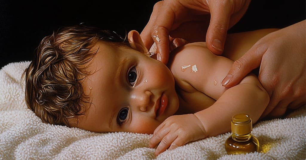 Almond oil for baby massage