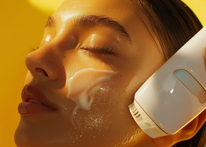 Solar powered skincare tools